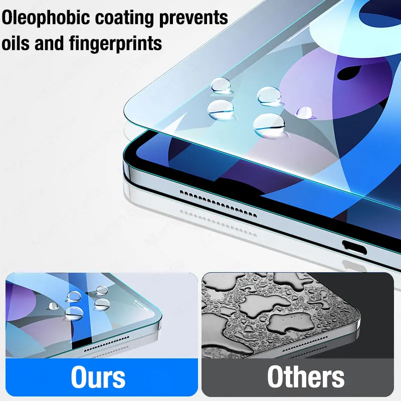 Защита экрана планшета для Ipad Pro 11 12 9 2021 2020 Air 4 3 2 8th закаленное стекло Funda 10 5 Mini