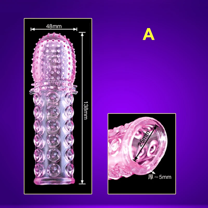 Для мужчин многоразовые насадки на пенис рукавом высокая эластичность задержки