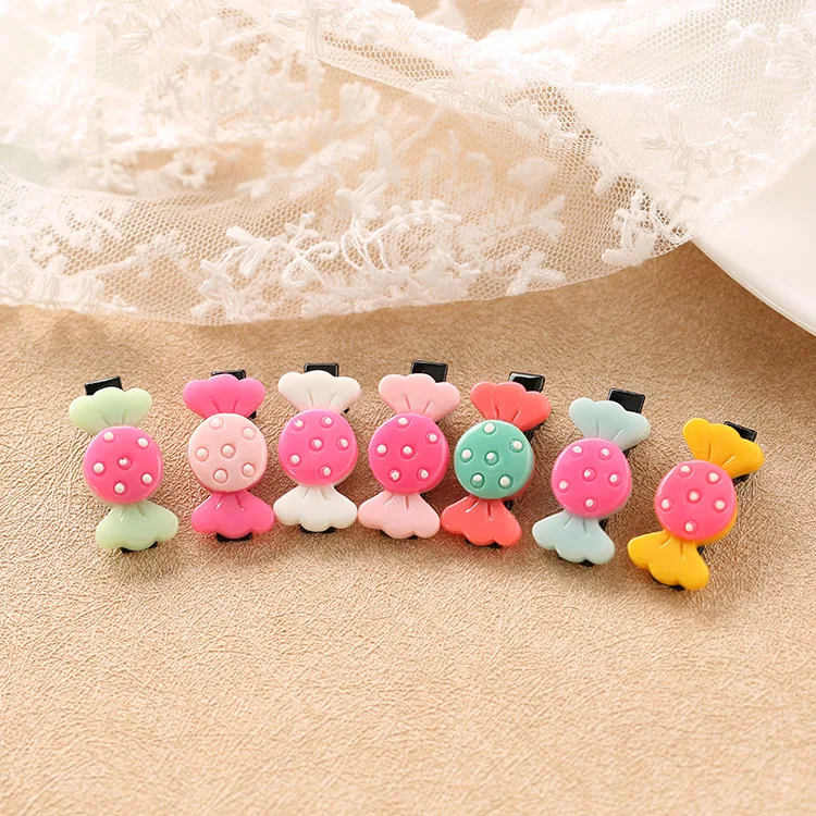 

10pcs Baby Girl Hair Accessories unicorn party Cute Candy Dot Bowknot Hair Clips Baby Girl Hairpin Child Hair Accessories Bows
