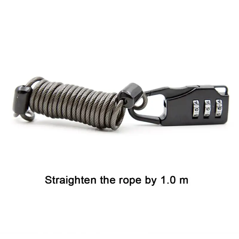 

Anti-theft Bicycle Code Lock Mini 3 Digits Combination Password Accessories Bike Lock Spring Disc Security Lock Portable Spring