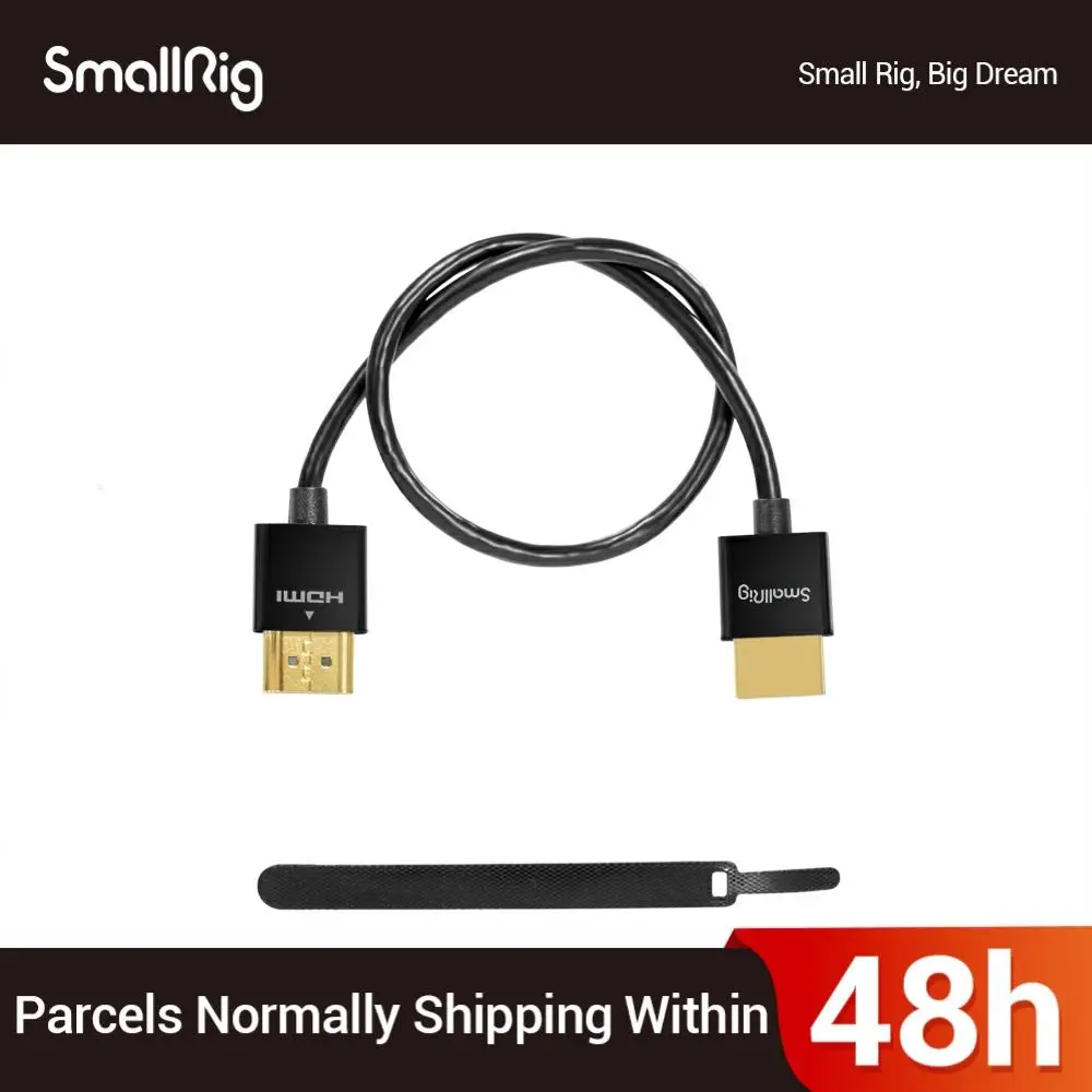 SmallRig Ultra Slim 4K HDMI Cable 35cm For DSLR Camera/Monitor/Wireless Video Transmitter/Receiver -2956 | Электроника