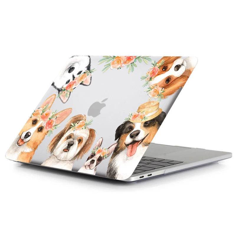 Чехол для ноутбука MTT с изображением цветов животных для Macbook Air Pro retina 11 12 13 15 Touch bar, чехол для macbook Pro 13 15 дюймов A1989 A1990
