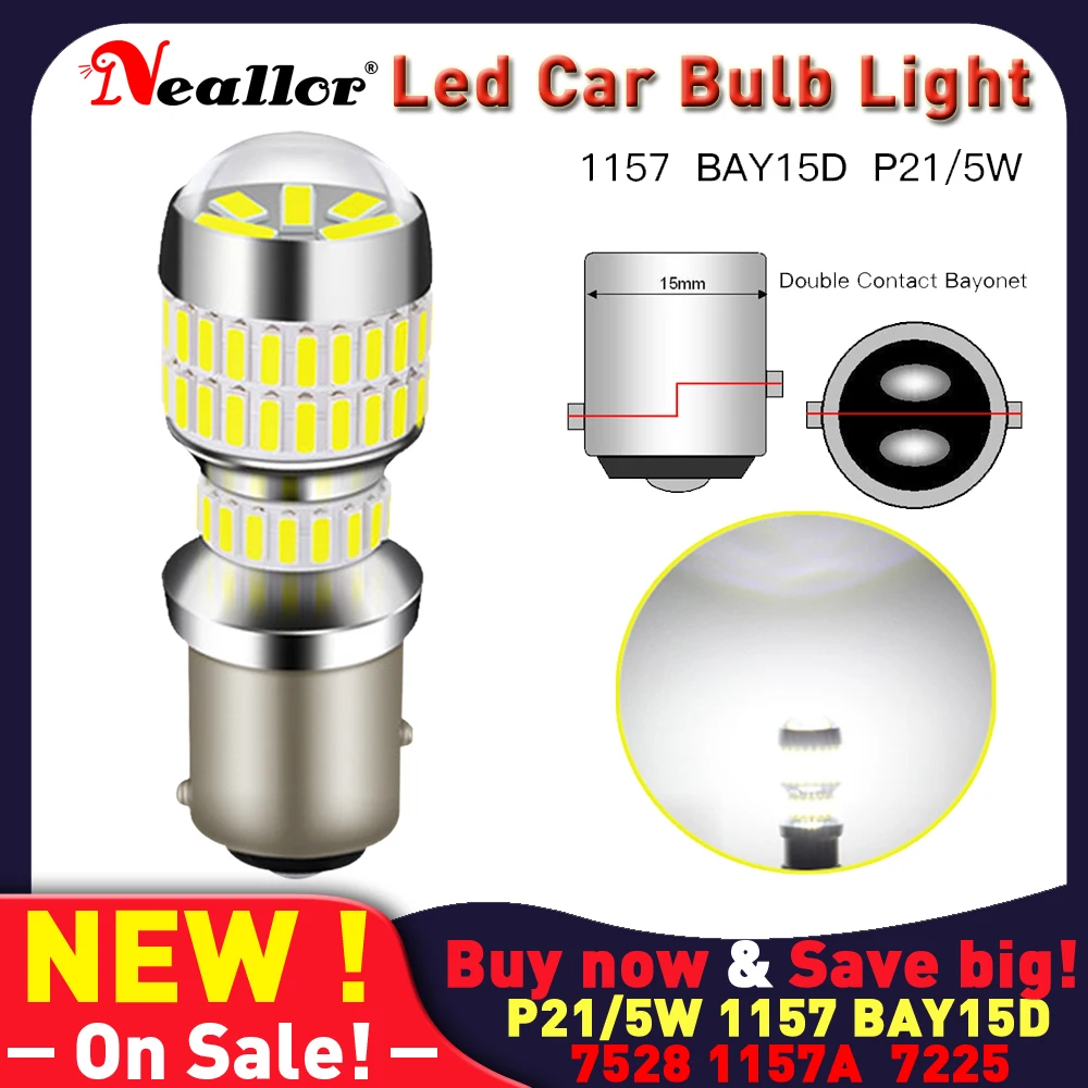 

P21/5w 1157 BAY15D СВЕТОДИОД Canbus 7528 P21w Ba15s стояночный сигнал поворота лампы для автомобиля 7225 T25 7443 T20 задний диод лампа для автомобиля