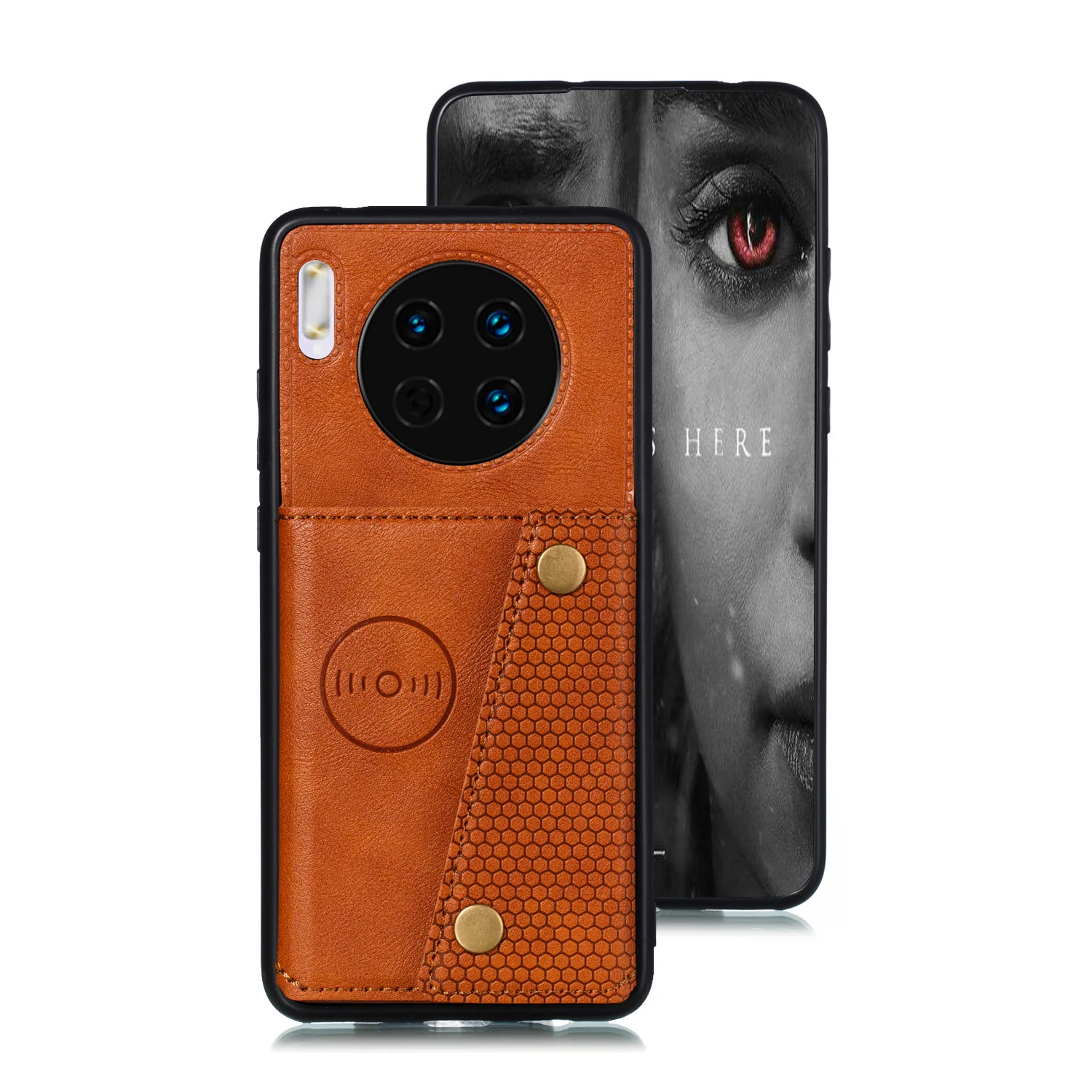 Хаки Чехол-подставка для Xiaomi Redmi 8, 8A, Note 7, 8 Pro, кожаный ударопрочный кошелек, чехол для задней двери с отделениями для карт - Цвет: Хаки