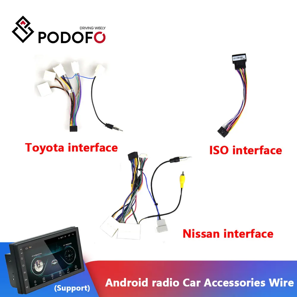 Podofo 2din Автомагнитола Android мультимедийный плеер авторадио 2 Din 7 ''сенсорный экран gps wifi Bluetooth FM Авто Аудио плеер стерео