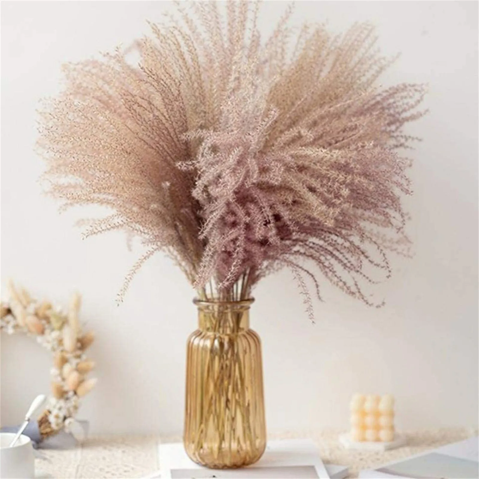 

Pampas Grass 60 Cm Natural Dried Flower Decorative Dried Flowers Artificia For Wedding Party Decoration Fake Flowers Home Dcor40