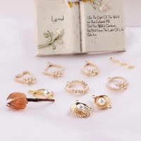 jewelry baroque retro style pearl love water drop round shell for diy necklaces earrings accessories jewelry and hardware
