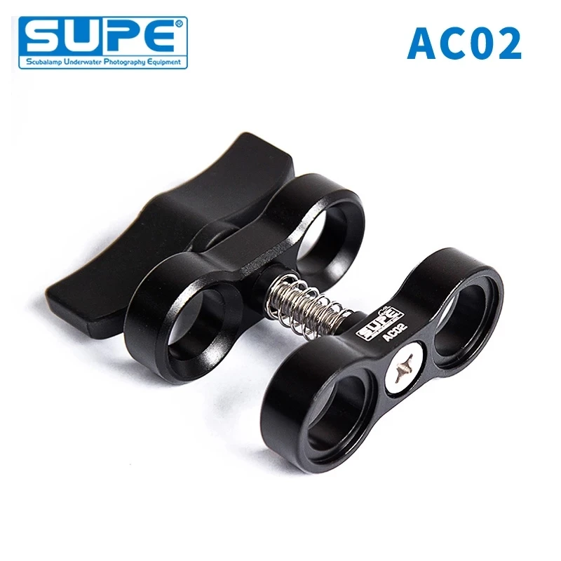 SUPE Подводная лампа с 2 отверстиями 3 отверстия поворотный зажим зажим-бабочка