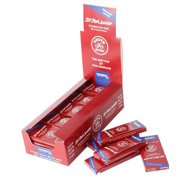 250 фильтров/коробок 9 мм одноразовые фильтры с активированным углем для табака