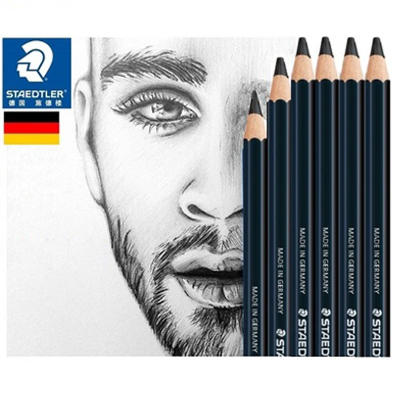 12 шт. профессиональные карандаши для рисования Staedtler 100B|pencil wholesale|wholesale pencilscharcoal