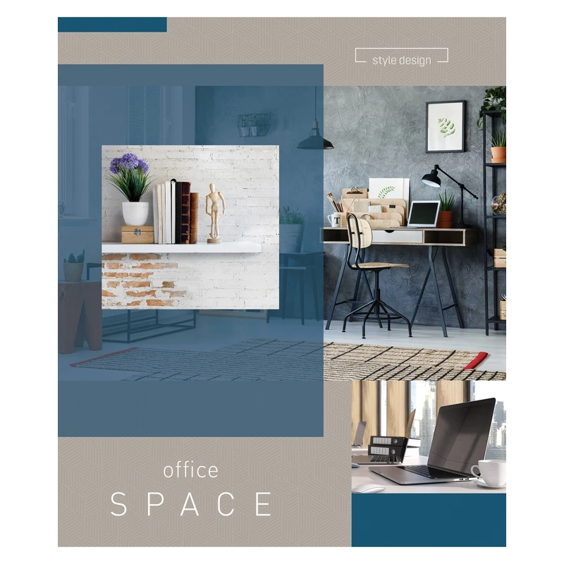 Тетрадь 60л. А5 клетка ArtSpace &quotОфис. Office space&quot 5 штук в упаковке микс дизайнов |