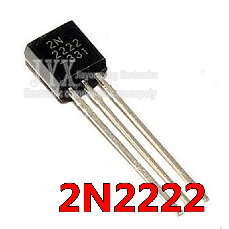 100 шт./лот in-line 2N2222A триодный транзистор NPN коммутационные транзисторы TO-92 0 6a 30V 2N2222