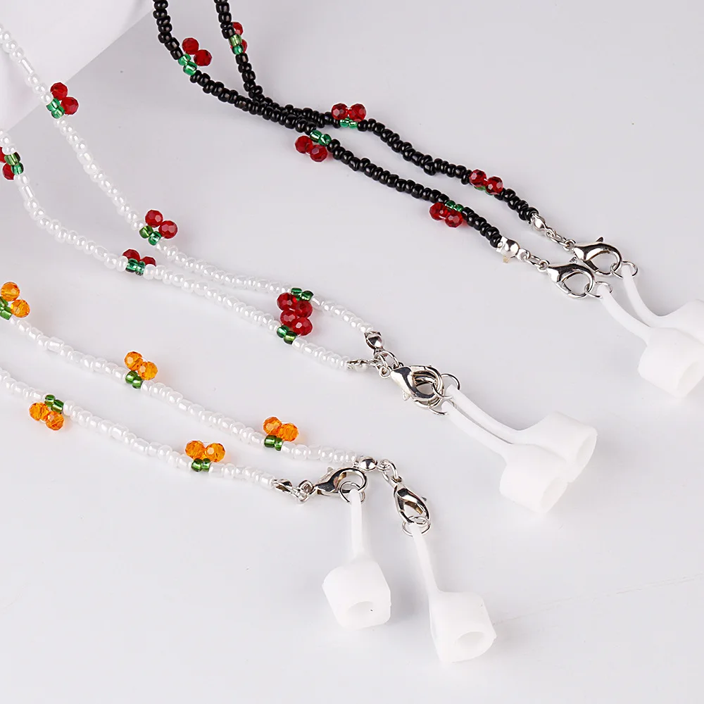 Простые японские и Южнокорейские солнцезащитные очки-цепочки с изображением