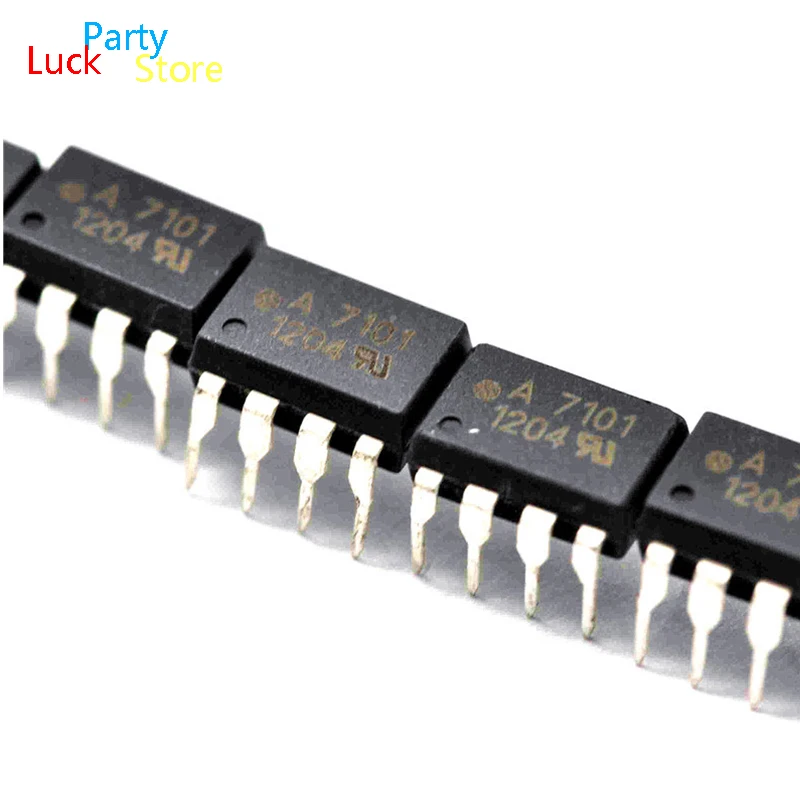 10 шт., 20 шт./лот, встроенный оптрон A7101 HCPL-7101 Optoisolator DIP-8, новый оригинальный точечный