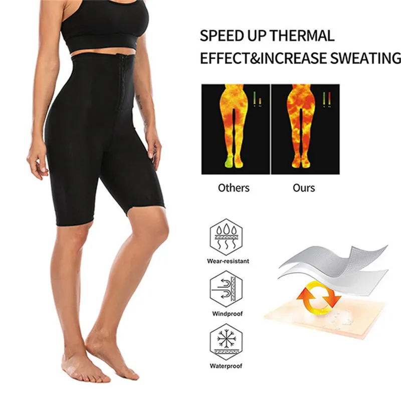 

Sweat Sauna Pants Sauna Effect Slimming Pants Waist Trainer Fat Burning Sweat Shapers Gym Leggings Fitness High Waist Pants
