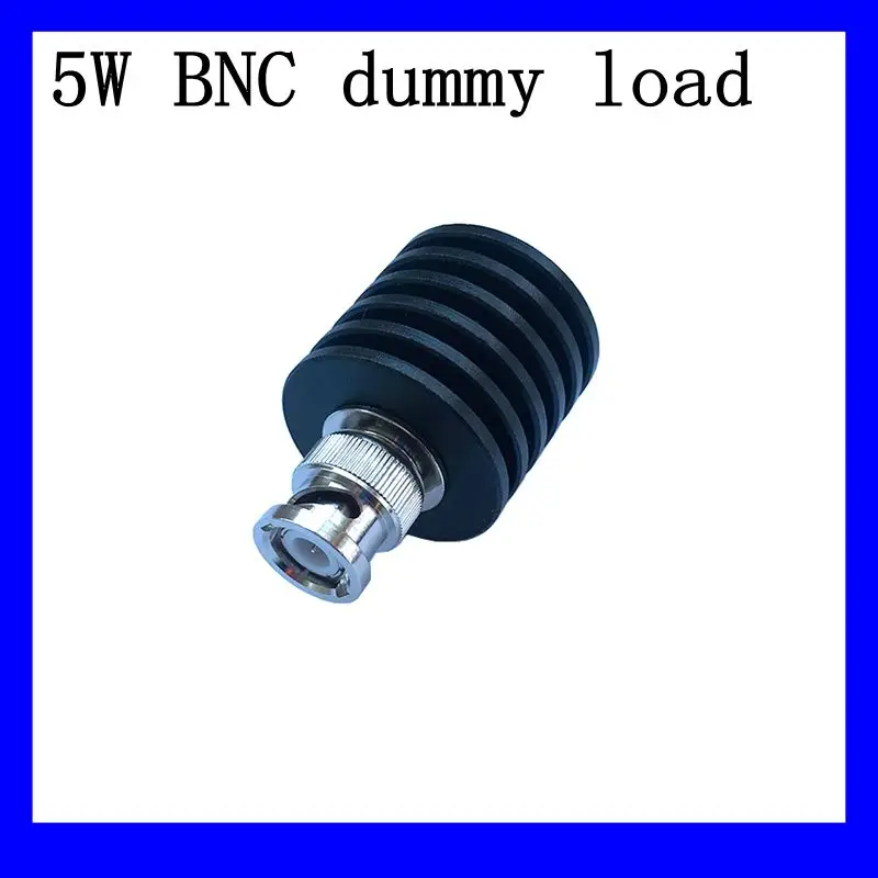 Free shipping  1 pcs RF Coax 5W BNC  male connector 50 ohm DC-3GHz 6GHZ    Dummy load Plug
