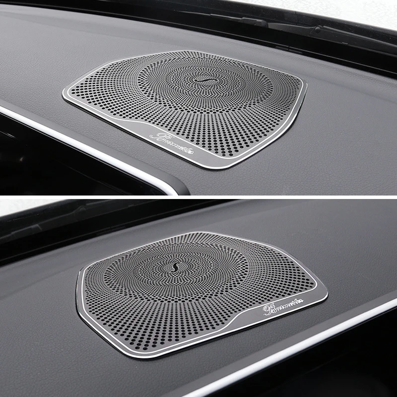 

Dashboard Loudspeaker Cover Stickers Trim Accessories LHD For Mercedes Benz W205 GLC C Class C180 C200 Car styling Audio Speaker