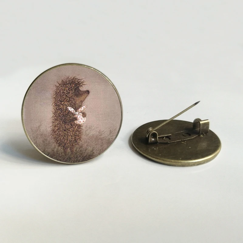 Новинка в винтажном стиле виде ежа брошь специальные заколки с животными из