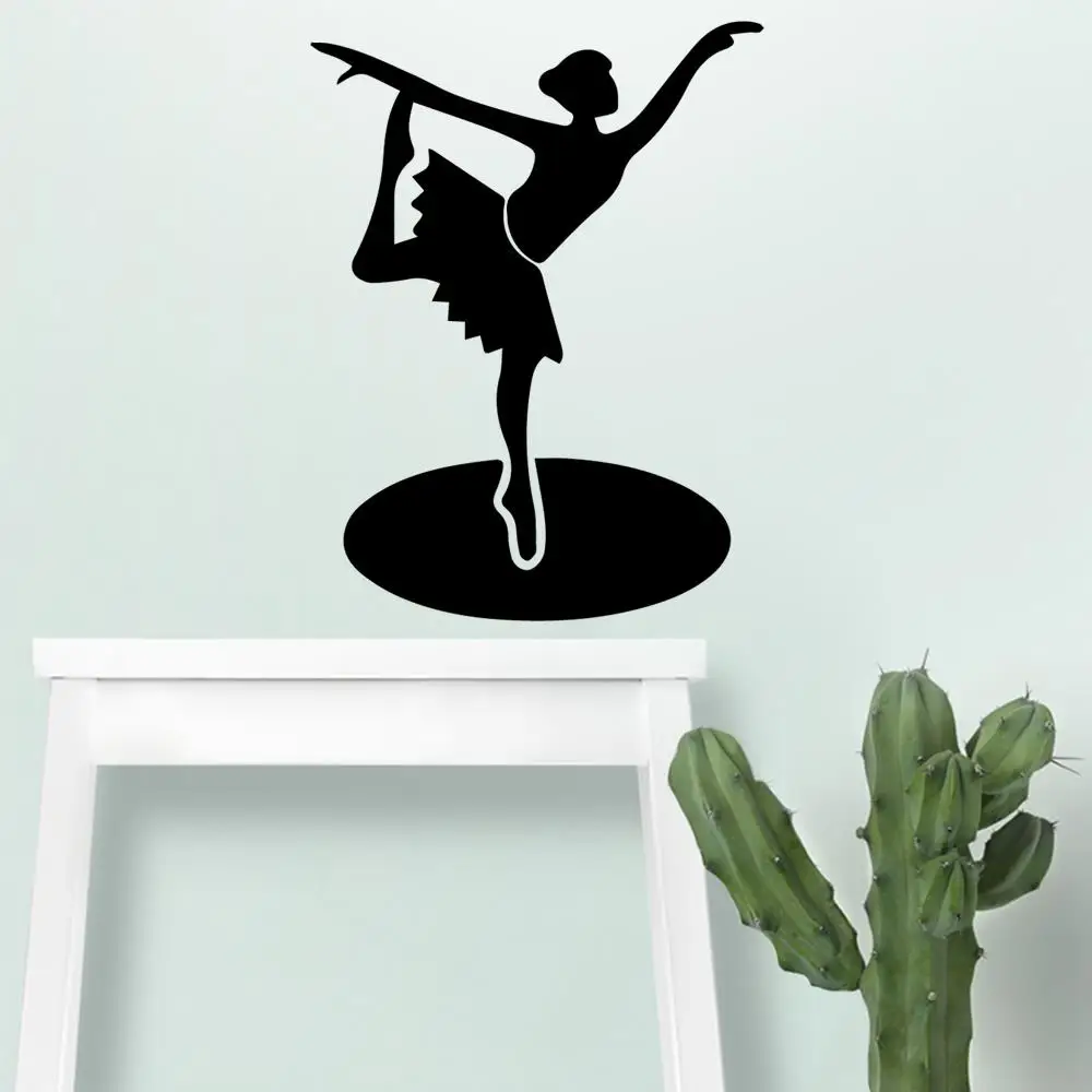 Мультфильм Стиль Балерины Девушка наклейки на стену персонализированные