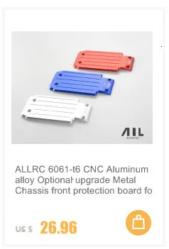 ALLRC 6061 CNC алюминиевый сплав металл Дополнительное обновление заднего луча фиксированные подкрепления для trax trx 4 гусеничный rc части автомобиля