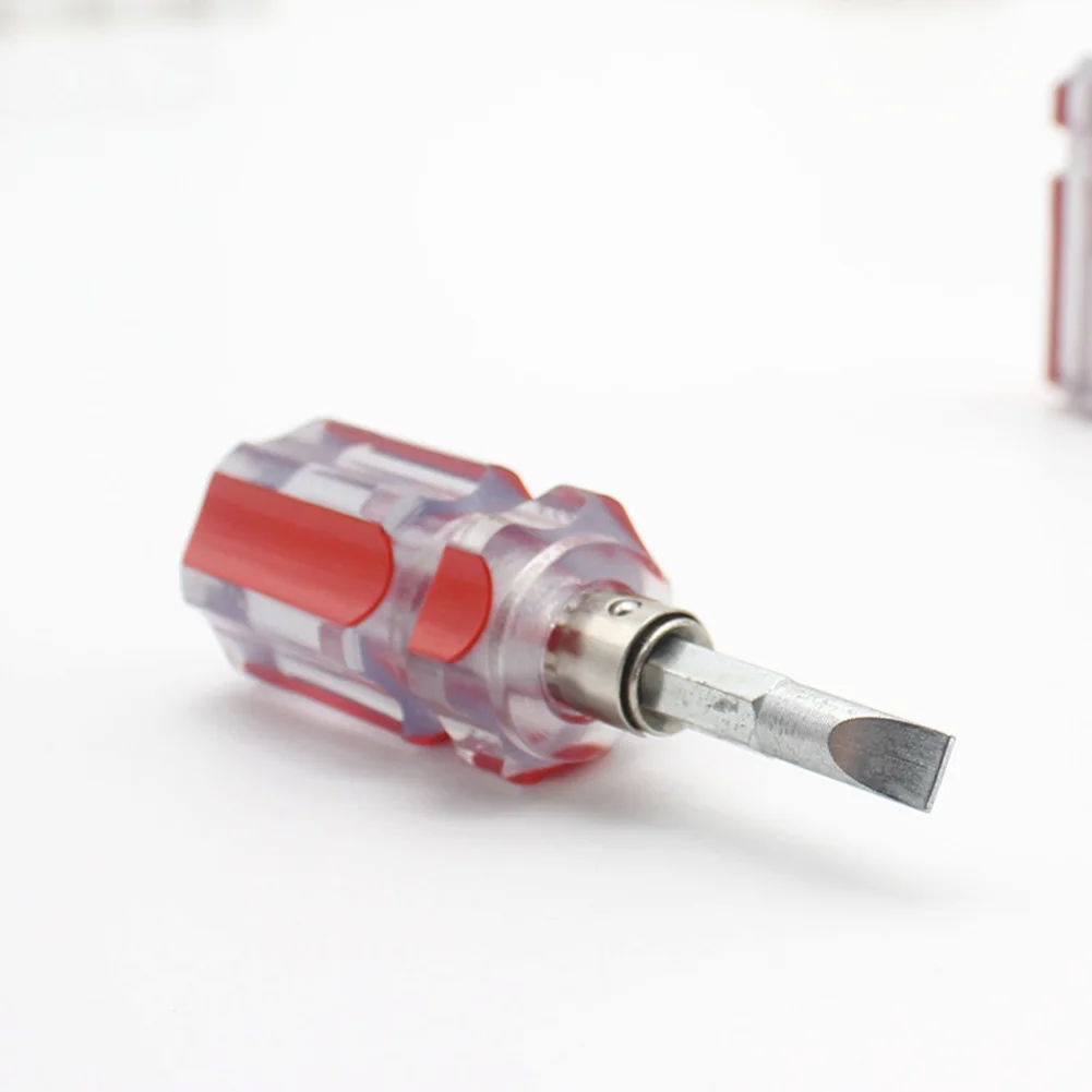 

Screwdriver Kit Set Mini Portable Radish Head Screw Driver Transparent Handle Repair Hand Tools Radish Head Screwdriver