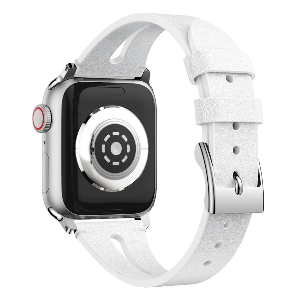 Дизайн для наручных часов Apple Watch серии 1/2/3/4/38 40 мм роскошный кожаный джинсовые браслетный ремешок для часов для подарков 135 мм-205 мм