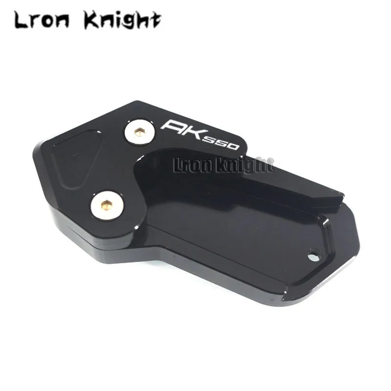 For KYMCO AK550 AK 550 2017 2019 Motorcycle CNC Kickstand Foot Side Stand Extension Pad Support Plate With Logo | Автомобили и