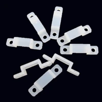 20pcsset snap 8mm 12mm soft llight clamp retaining clips silica gel fixer silicone clip for led strip light led clips