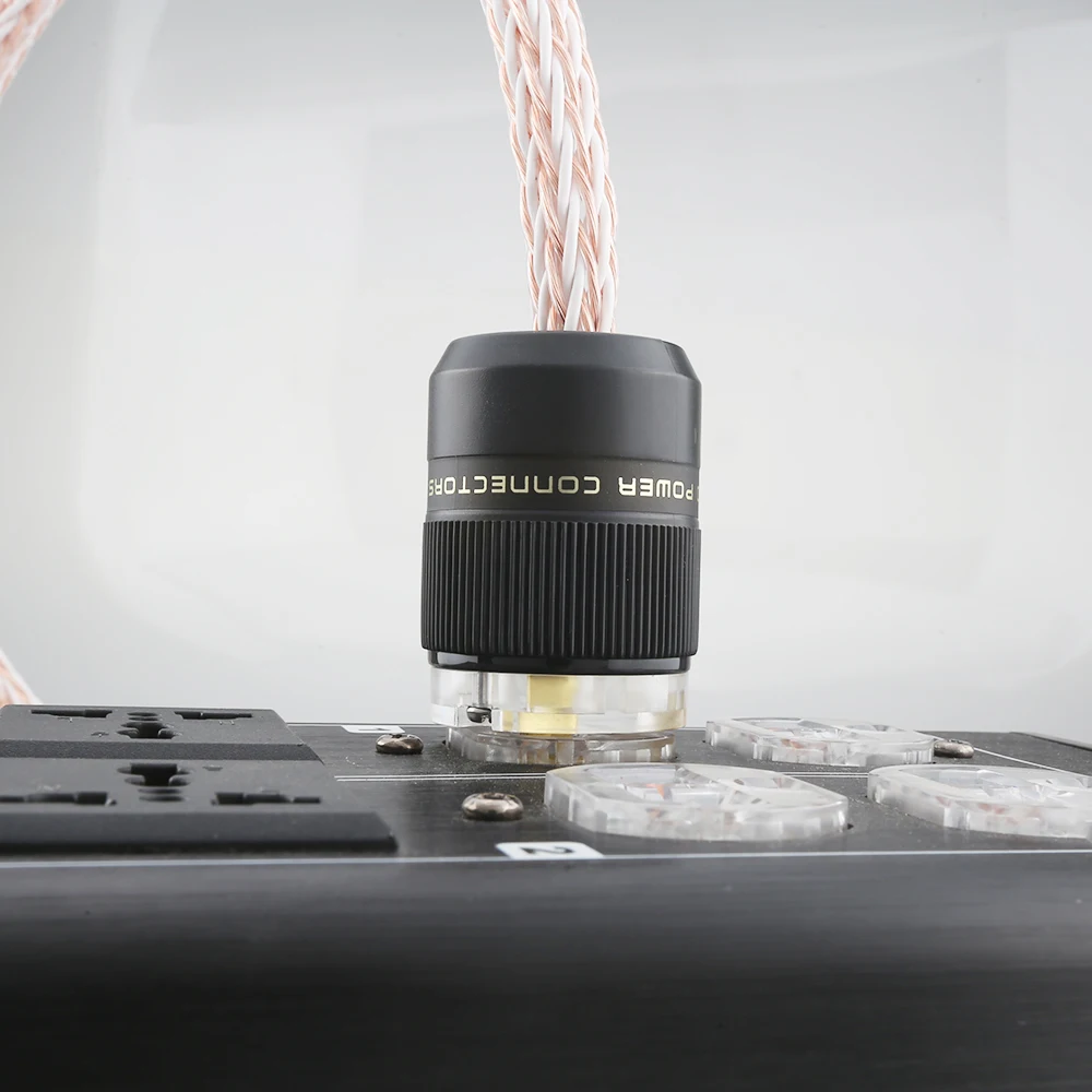 Кабель питания HIFI 12TC высокого качества 6N OCC Hifi шнур с американской вилкой для