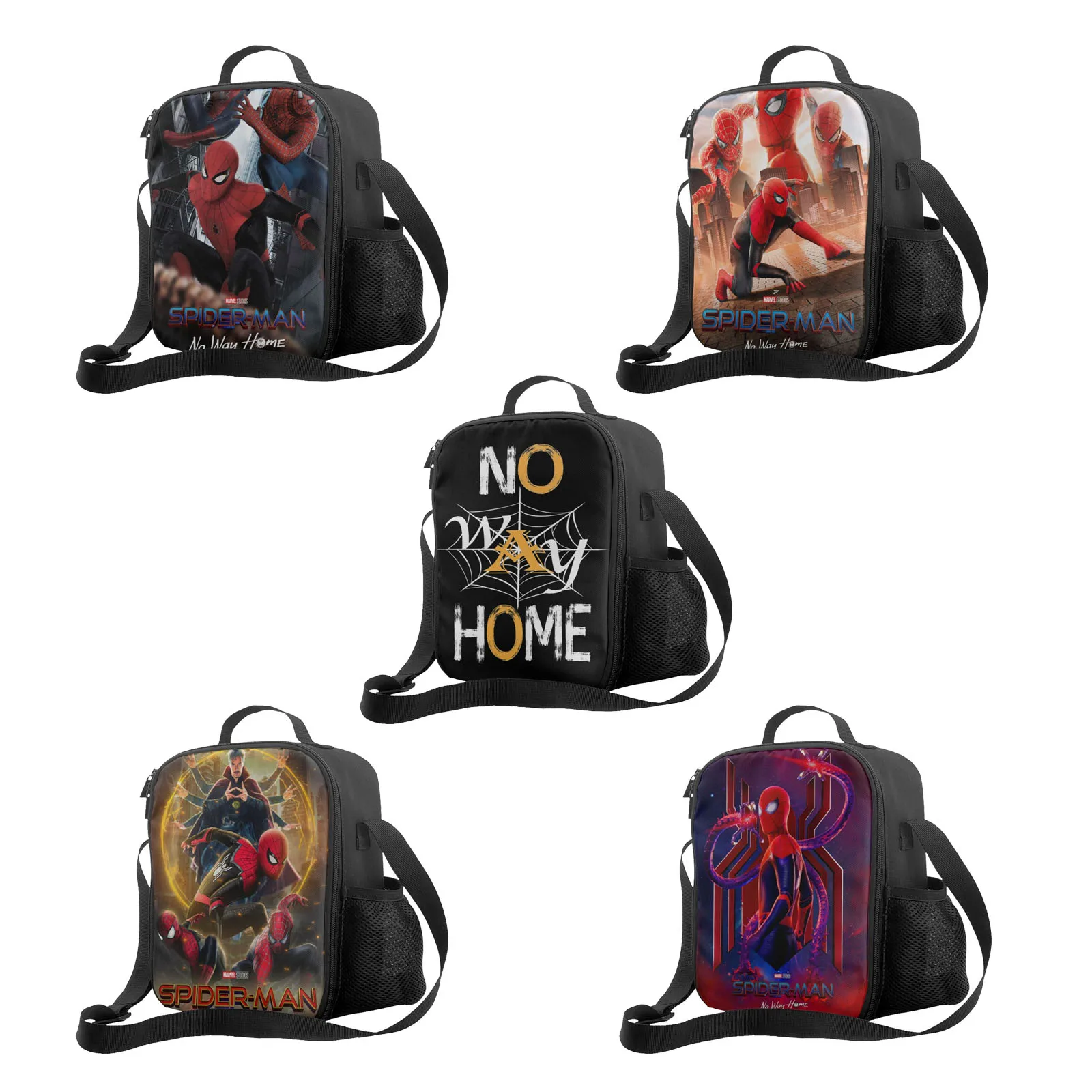 

Домашняя сумка для ланча No Way, сумка-тоут, Ланч-бокс, изолированный термоконтейнер для ланча с регулируемым плечевым ремнем