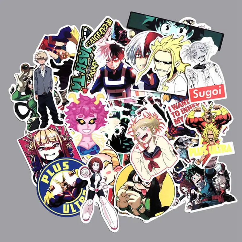 70 шт. мой герой академический чемодан наклейки на ноутбук скейтборд Izuku Midoriya все