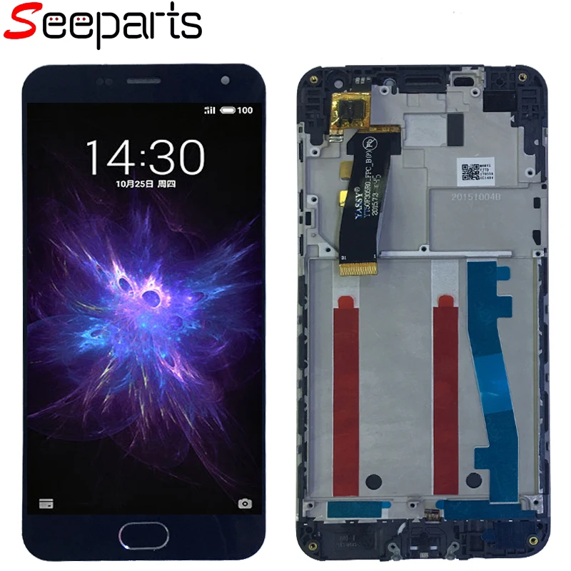Для Meizu M2 Mini ЖК дисплей с сенсорным экраном дигитайзер для Meilan 2 Замена 5 дюймовый