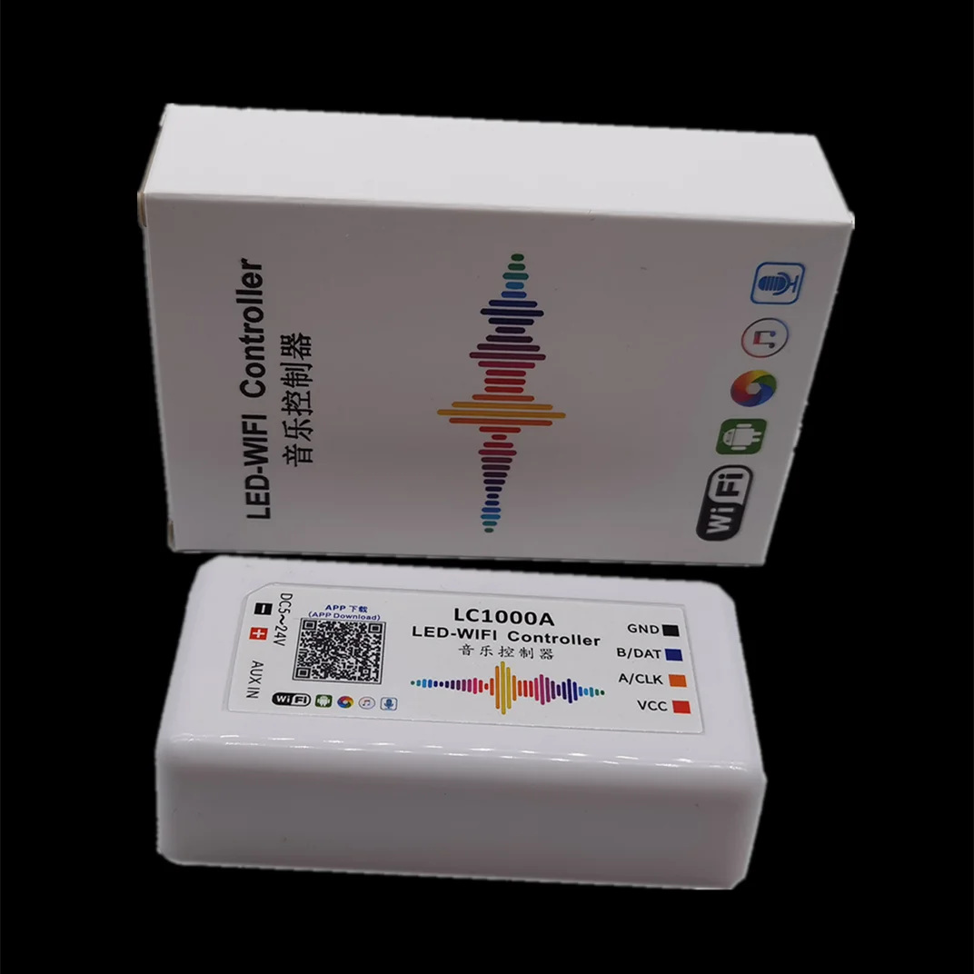 LC1000A LC2000B WIFI-SPI контроллер спектра музыки для светодиодной цифровой Пиксельной