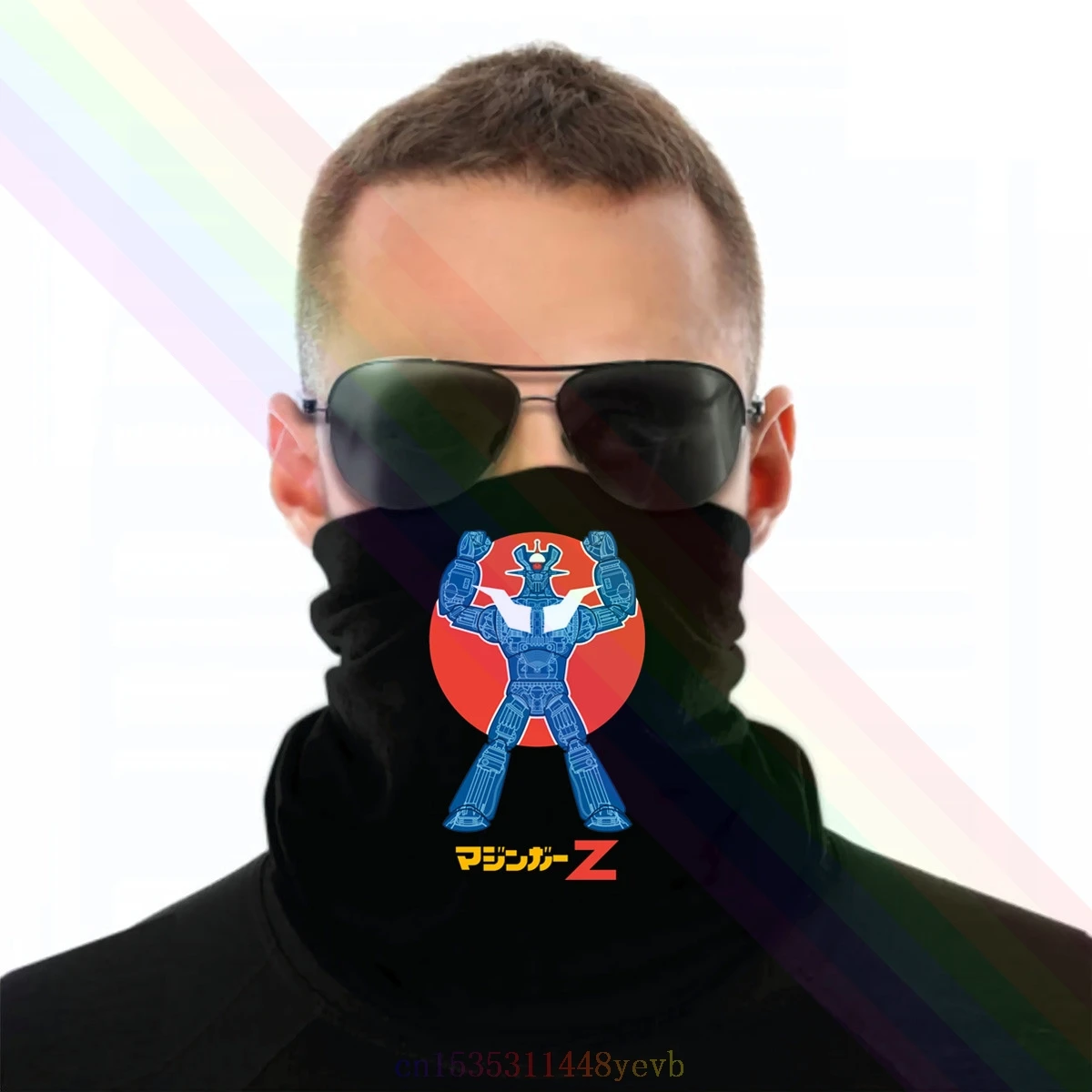 Mazinger Z структура повязки на голову шарф бандана шея Обогреватель унисекс| |