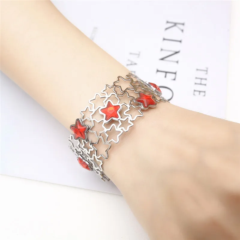 OUFEI регулируемые браслеты-манжеты браслеты для женщин ювелирные изделия из