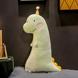 Naked dinosaur Мультяшные лесные животные, плюшевая подушка, милая мягкая подушка, мини-кулон, фланелевые одеяла, реквизит, детская кроватка, Декор - Цвет: Naked dinosaur
