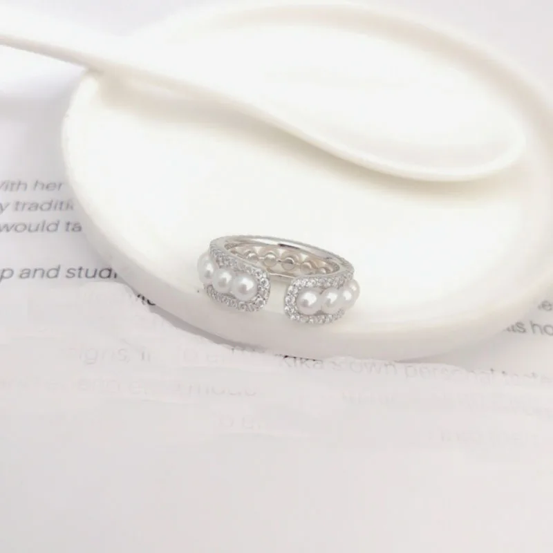 SLJELY модные серьги-Клипсы из стерлингового серебра 925 пробы с одним белым жемчугом