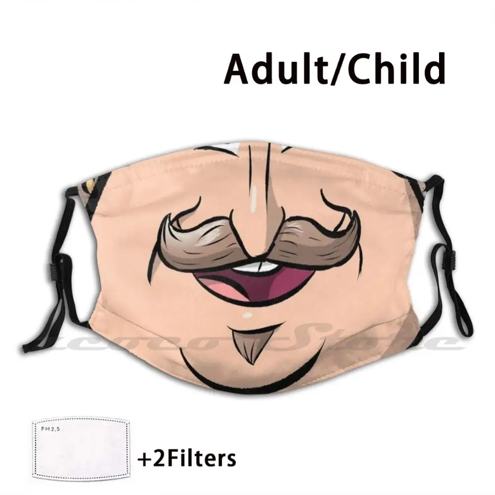 Капитан Монтгомери 2020 пользовательский шаблон моющийся фильтр Pm2.5 для взрослых