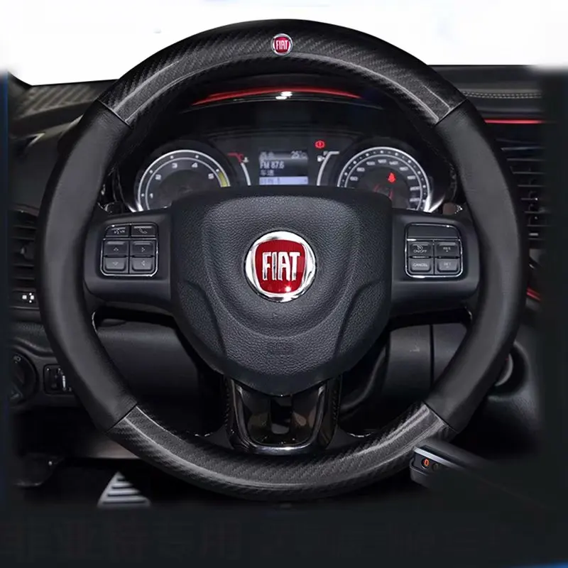 Крышка рулевого колеса автомобиля 37 38 см 1" для fiat 500x 500c 500l Panda Tipo Qubo Doblo Tipo Palio Perla Siena