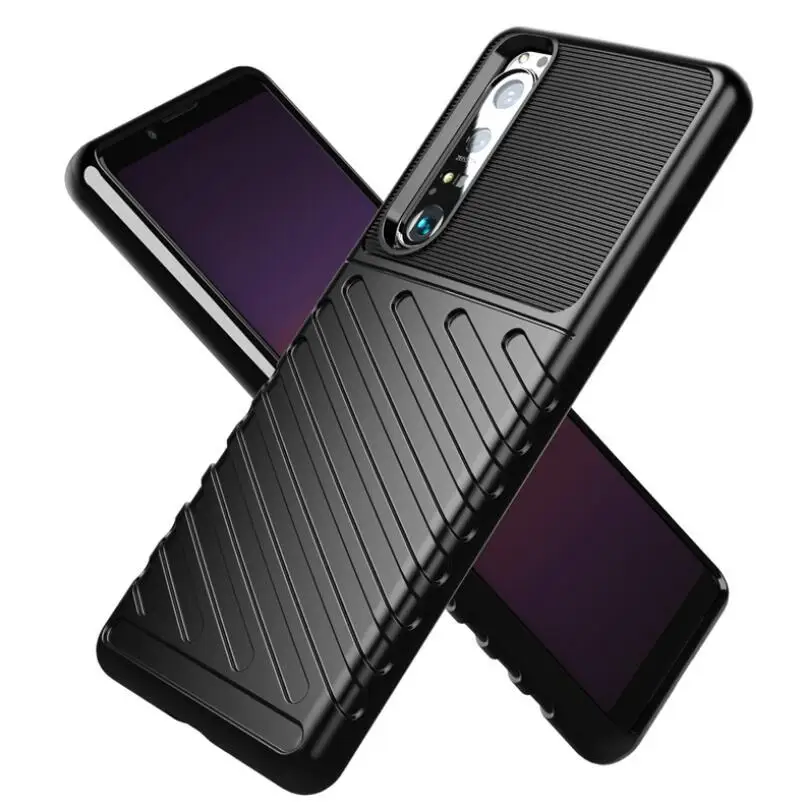 

Phone Case For Sony Xperia 1 III Phone Shall Creative Protective Cover Silicone Anti-Fall Soft Shell Cover TPU Case