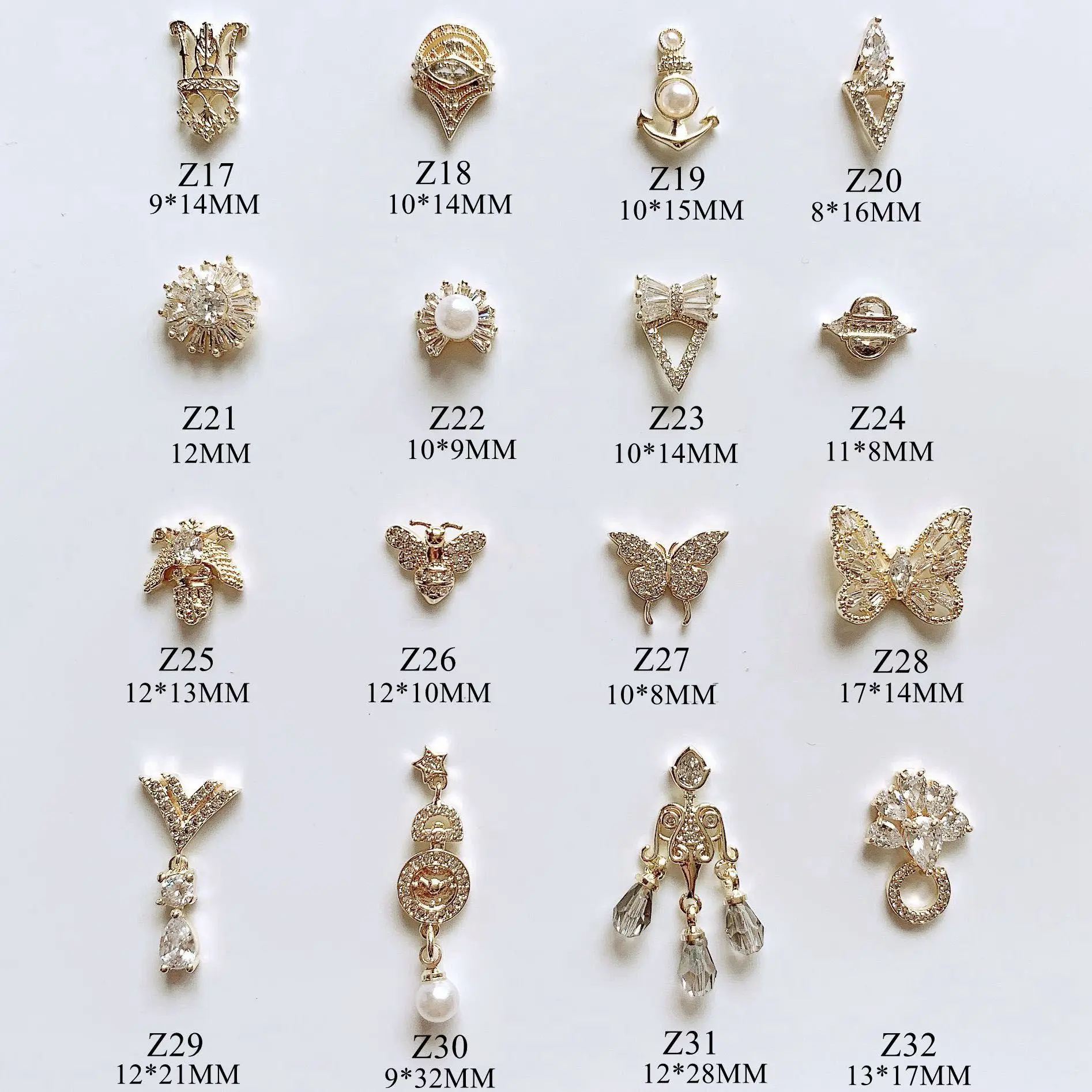 2 шт. высококачественные Роскошные Металлические Подвески 3D с цирконом|Стразы и