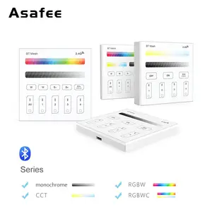 Сенсорный выключатель Bluetooth, белая панель из хрустального стекла, светодиодный диммер, BT, умная сенсорная панель, пульт дистанционного управления для умного дома