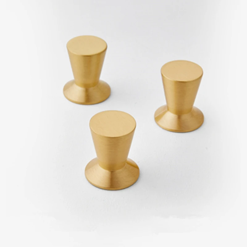 Твердый латунный кухонный шкаф ручки и тянет золотые мебельные ящик комод двери