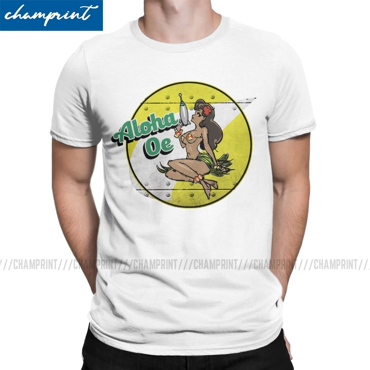 

Aloha Oe Inspired By Space Dandy T-Shirt for Men Novelty 100% Cotton Tee Shirt O Neck Short Sleeve T Shirt Gift Tops