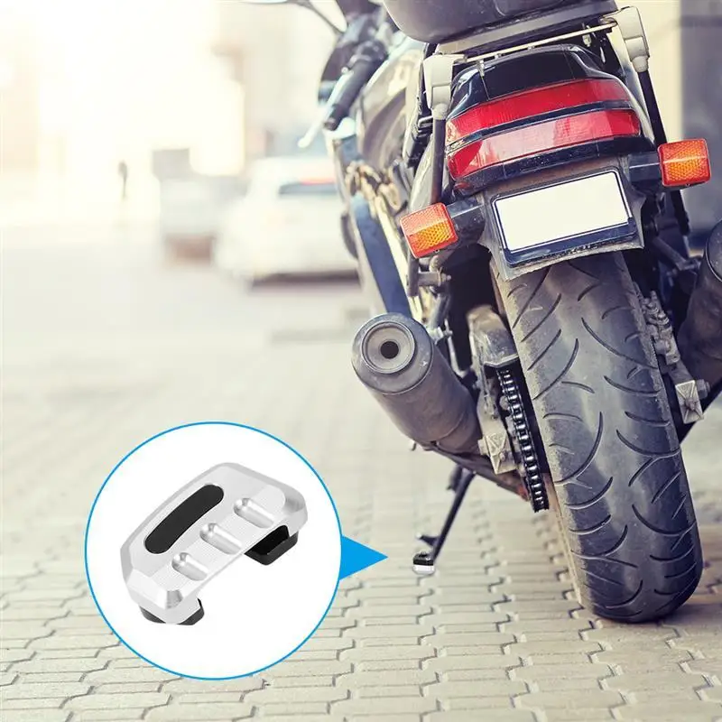 

Motorcycle Kickstand Footrest Foot Side Stand Extension CNC Aluminium Pad Support for Honda ADV150 PCX150 FORZA250 300