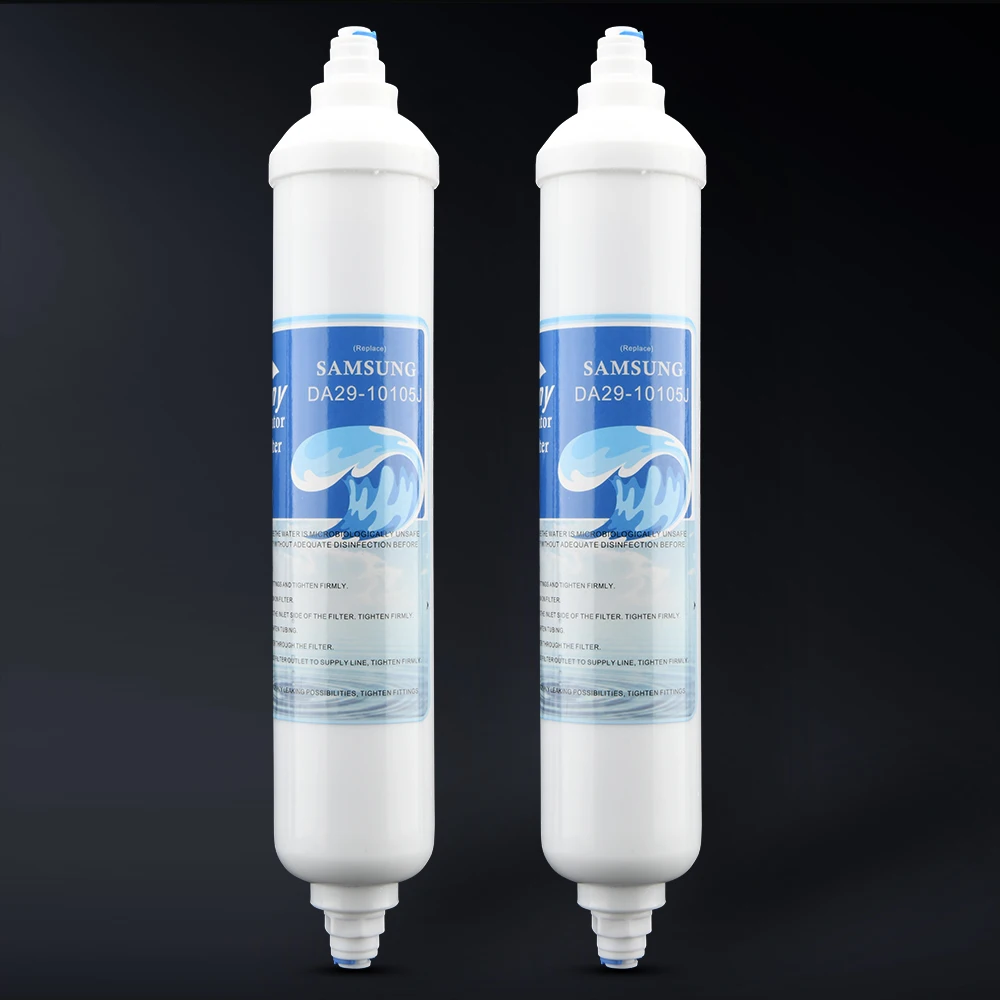 

Replaceable external refrigerator water filter compatible with GE GXRTDR, Samsung DA29-10105J, LG 5231JA2010B / C (2Free)