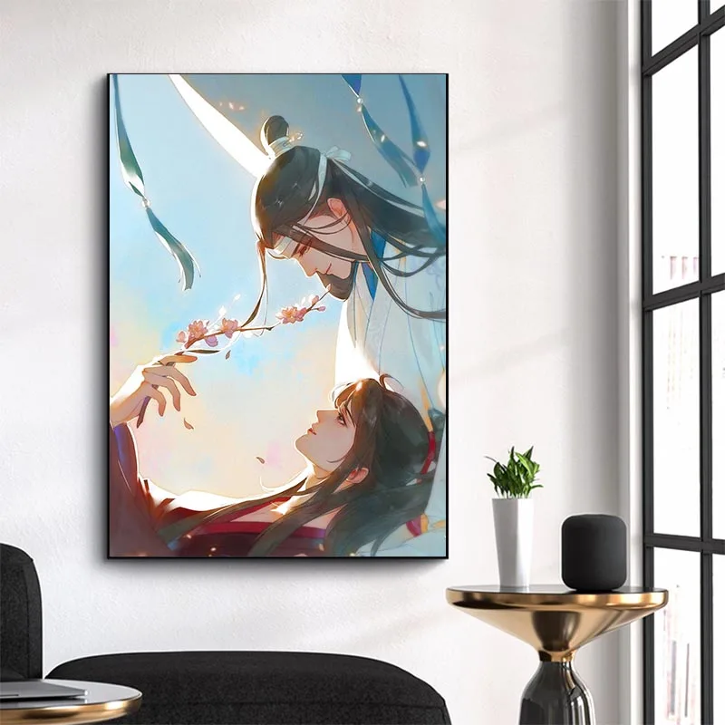 

Mo Dao Zu Shi Paint By Numbers Package Oil Paints 60*80 Boards By Numbers Handmade Adults Handicraft Drawing