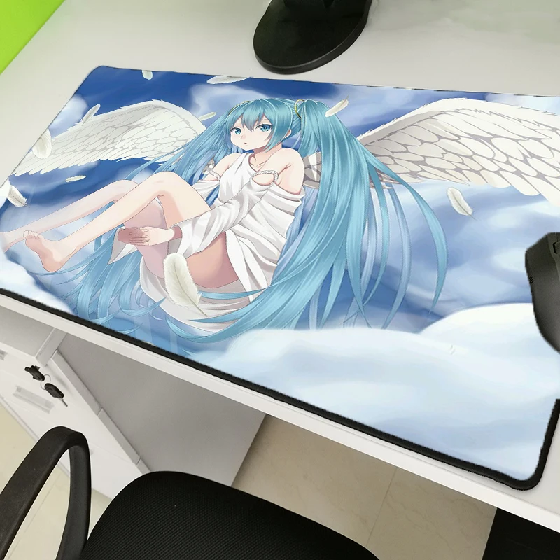 Yuzuoan аниме Hatsune Miku Lockedge King size игровой коврик для Мыши Компьютерный плеер