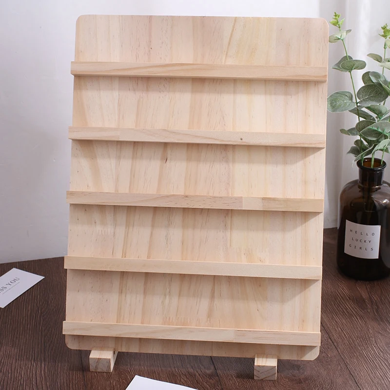 

Fashion Wood Jewelry Display Necklace Charms Jewelry Display Tray Pendant Earrings Card Style Pendant Display Tag Card