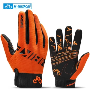 Перчатки велосипедные INBIKE, с закрытыми пальцами, с сенсорным экраном, Нескользящие, для мужчин, женщин, мужчин, спортивные, мотоциклетные